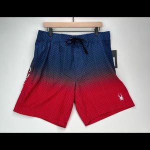 SPYDER EBOARD MESH SWIM SHORTS BREATHABLE QUICK DRY